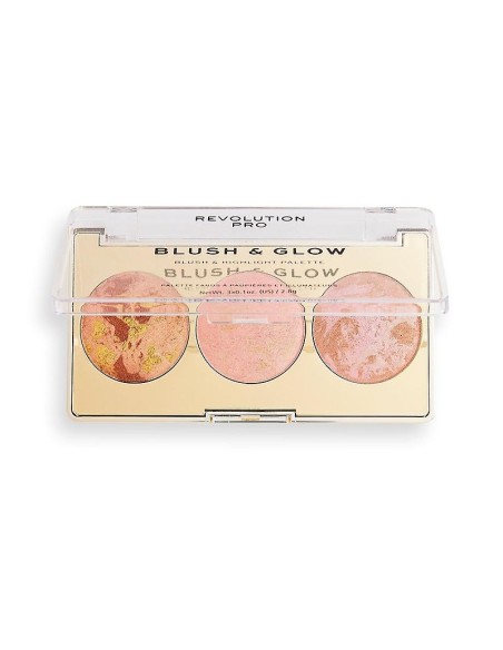 Makeup Revolution PRO Blush & Glow Palette - Peach Glow