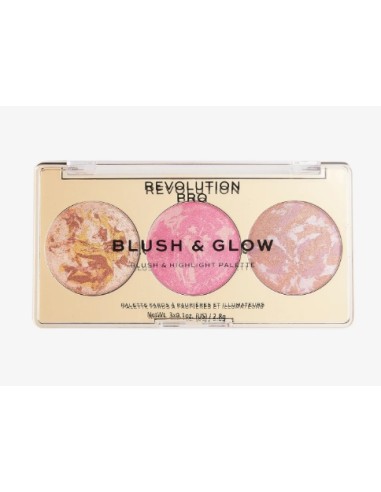 Makeup Revolution PRO Blush & Glow Palette -...