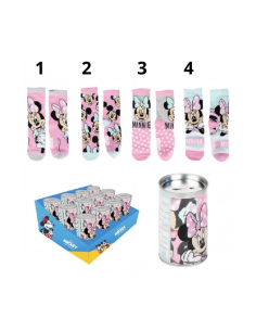 Set 1 Paio di Calzini + Salvadanaio - Minnie