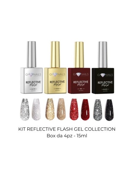 Kit Reflective Flash Gel Collection - 15ml