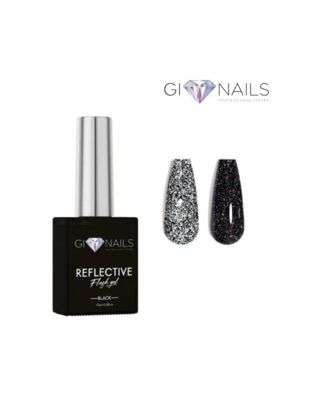 Reflective Flash Gel - Black - 15ml