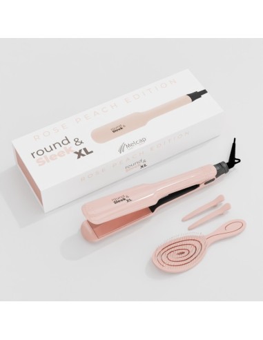 Melcap Piastra Capelli Round & Sleek XL Rose Peach