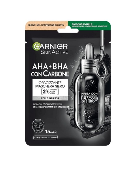 Maschera Nera in Tessuto Viso Pure Charcoal