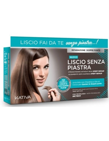 KATIVA Trattamento Liscio Senza Piastra Doppie...
