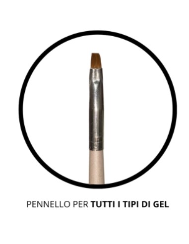 Pennello Per Tutti i Tipi di Gel - Kolinsky 4