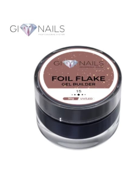 Gel Builder Foil Flake 15 - 30g