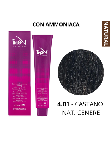 Crema Colorante (4.01 CASTANO NAT. CENERE) -...
