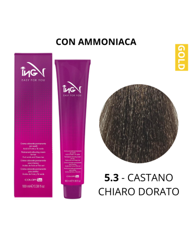 Crema Colorante (5.3 CASTANO CHIARO DORATO) -...