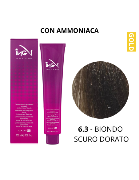 Crema Colorante (6.3 BIONDO SCURO DORATO) - COLOR ING