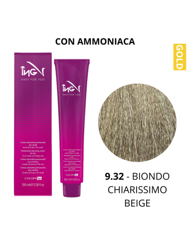 Crema Colorante (9.32 BIONDO CHIAR.MO BEIGE) -...