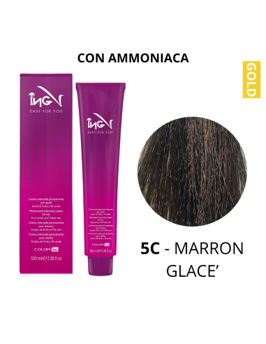 Crema Colorante (5C MARRON GLACE') - COLOR ING
