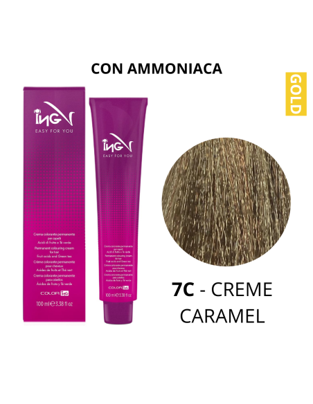 Crema Colorante (7C CREME CARAMEL) - COLOR ING