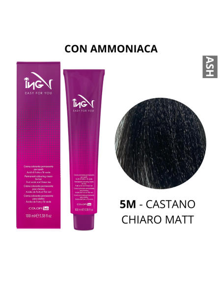 Crema Colorante (5M CASTANO CHIARO MATT) - COLOR ING