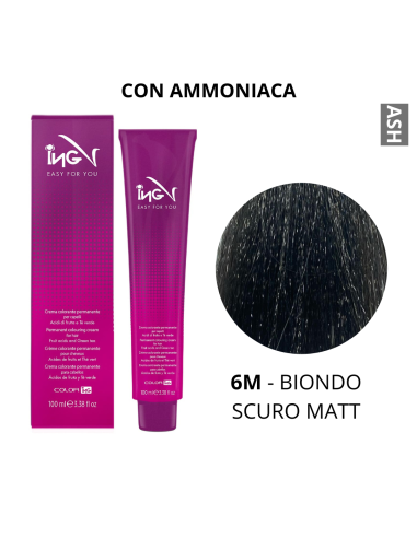 Crema Colorante (6M BIONDO SCURO MATT) - COLOR ING