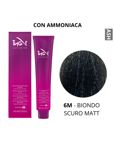 Crema Colorante (6M BIONDO SCURO MATT) - COLOR ING