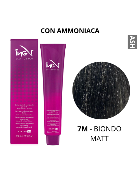 Crema Colorante (7M BIONDO MATT) - COLOR ING