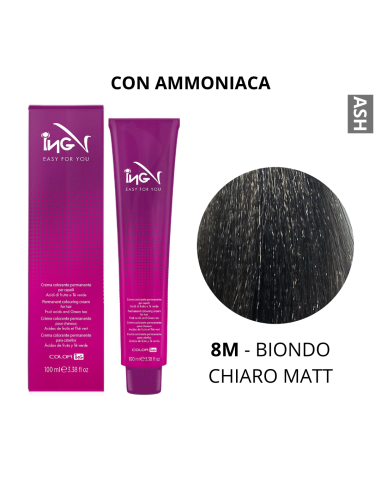 Crema Colorante (8M BIONDO CHIARO MATT) - COLOR...
