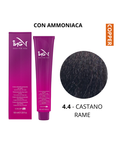 Crema Colorante (4.4 CASTANO RAME) - COLOR ING