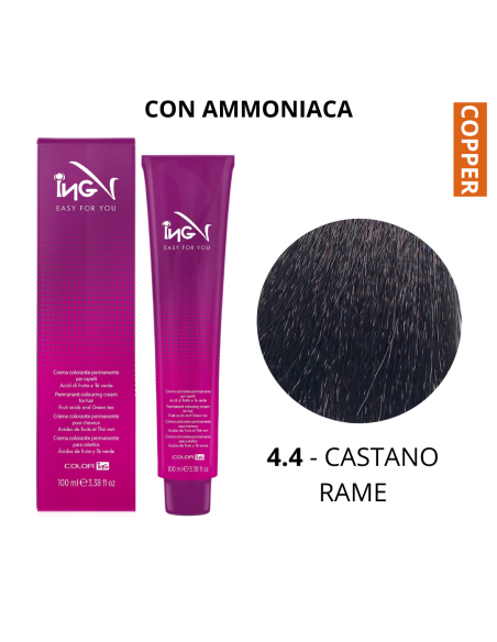 Crema Colorante (4.4 CASTANO RAME) - COLOR ING
