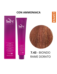 Crema Colorante (7.43 BIONDO RAME DORATO) - COLOR ING