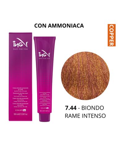 Crema Colorante (7.44 BIONDO RAME INTENSO) -...