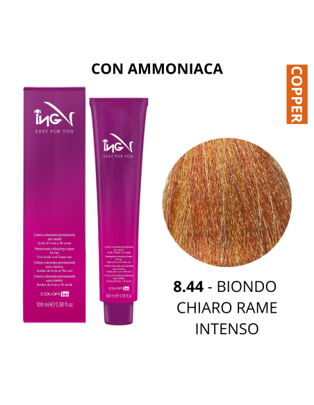 Crema Colorante (8.44 BIONDO CHIARO RAME INTENSO) - COLOR ING
