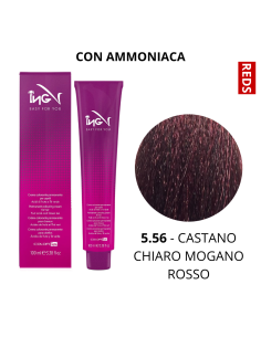 Crema Colorante (5.56 CASTANO CHIARO MOGANO ROSSO) -...