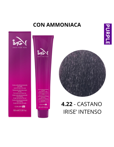 Crema Colorante (4.22 CASTANO IRISE' INTENSO) -...