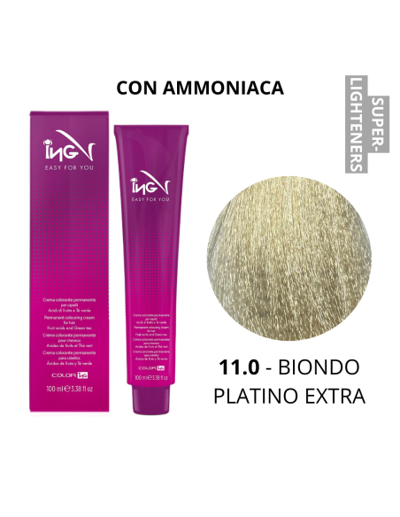 Crema Colorante (11.0 BIONDO PLATINO EXTRA) - COLOR ING