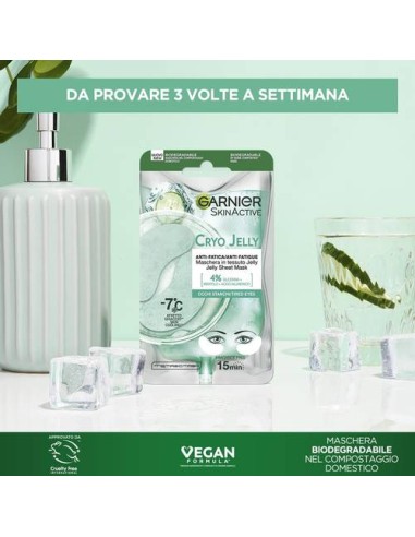 Maschera Viso in Tessuto Cryo Jelly Occhi