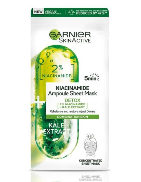 Maschera in Tessuto Ampolla Detox Purificante