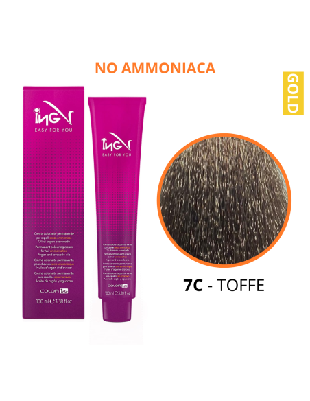 Crema Colorante NO Ammoniaca (7C TOFFE) - COLOR ING