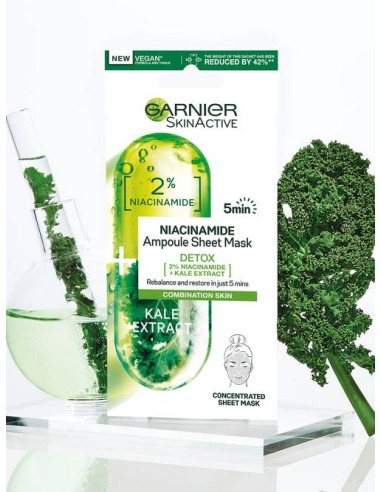 Maschera in Tessuto Ampolla Detox Purificante