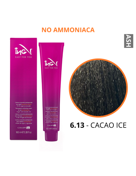 Crema Colorante NO Ammoniaca (6.13 CACAO ICE) - COLOR ING