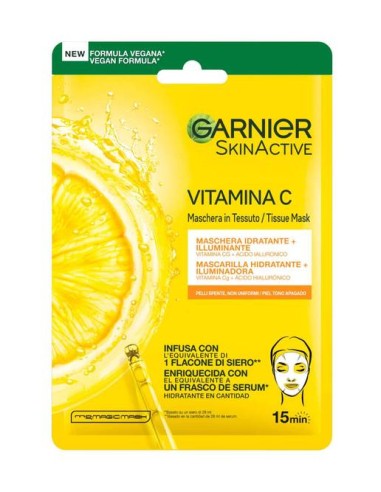 Maschera-In-Tessuto Vitamina C