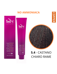 Crema Colorante NO Ammoniaca (5.4 CASTANO CHIARO RAME) -...