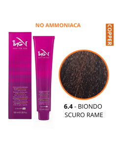 Crema Colorante NO Ammoniaca (6.4 BIONDO SCURO RAME) -...