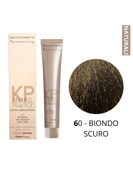 Crema Colorante (6.0 BIONDO SCURO) - RETRO' PROFESSIONAL