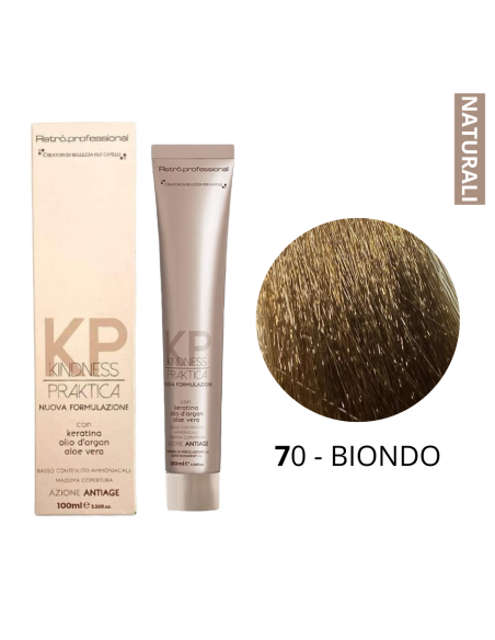 Crema Colorante (7.0 BIONDO) - RETRO' PROFESSIONAL