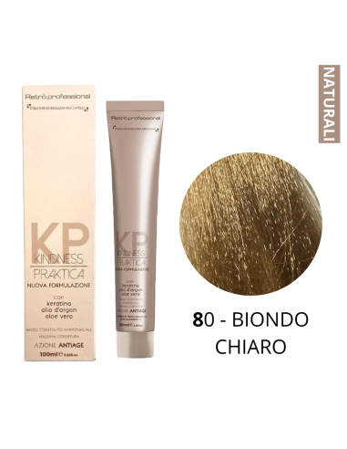Crema Colorante (8.0 BIONDO CHIARO) - RETRO'...