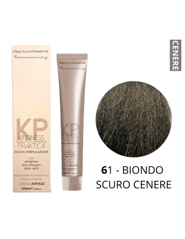 Crema Colorante (6.1 BIONDO SCURO CENERE) -...