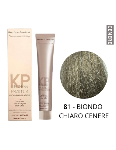 Crema Colorante (8.1 BIONDO CHIARO CENERE) -...