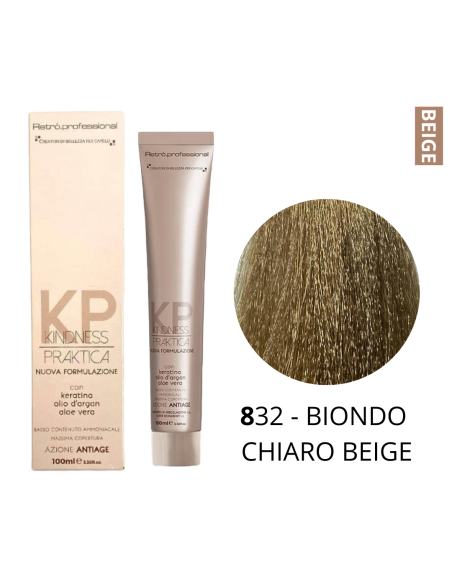 Crema Colorante (8.32 BIONDO CHIARO BEIGE) - RETRO' PROFESSIONAL