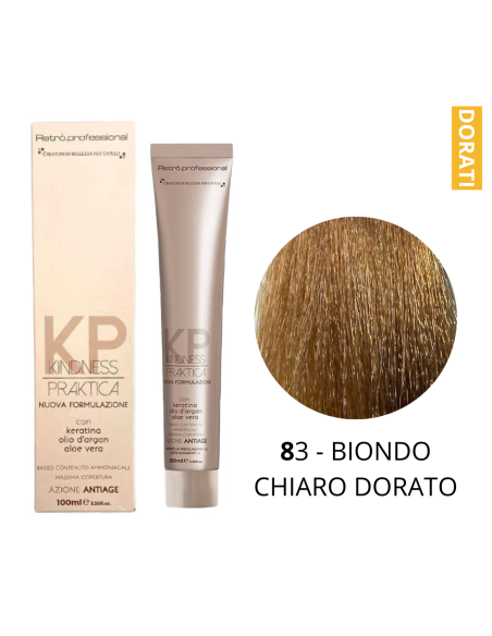 Crema Colorante (8.3 BIONDO CHIARO DORATO) - RETRO' PROFESSIONAL