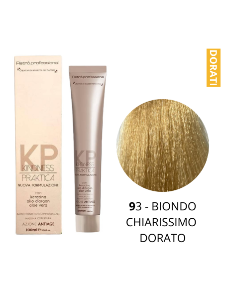 Crema Colorante (9.3 BIONDO CHIAR.MO DORATO) - RETRO' PROFESSIONAL