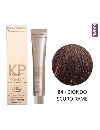 Crema Colorante (6.4 BIONDO SCURO RAME) -...