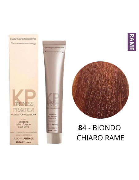 Crema Colorante (8.4 BIONDO CHIARO RAME) - RETRO' PROFESSIONAL