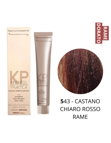 Crema Colorante (5.43 CASTANO CHIARO ROSSO...