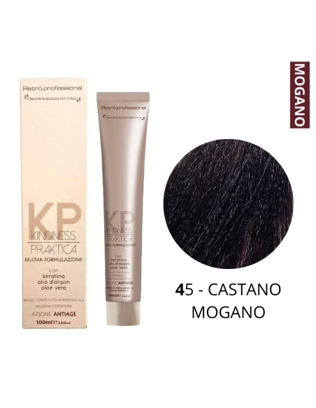 Crema Colorante (4.5 CASTANO MOGANO) - RETRO' PROFESSIONAL