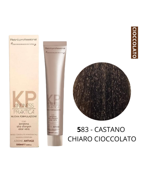 Crema Colorante (5.83 CASTANO CHIARO CIOCCOLATO) - RETRO' PROFESSIONAL